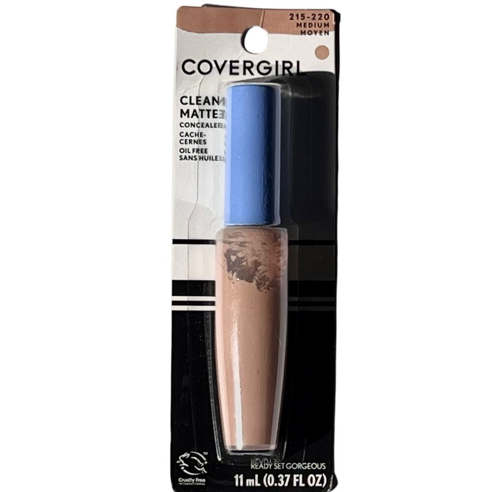 Covergirl Clean Matte Liquid Concealer 215-220 Medium Lightweight Blendable